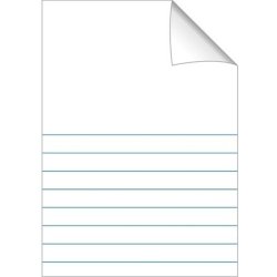 Bantex Skoleh�fte - A4 linjeret - 8 linjer - 40 blade - st�vgr�n - Ecolabel