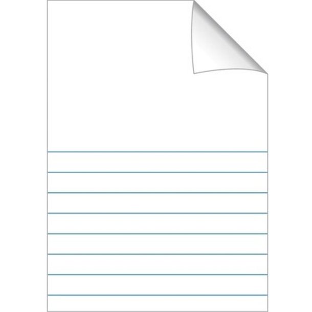 Bantex Skoleh�fte - A4 linjeret - 8 linjer - 40 blade - st�vgr�n - Ecolabel