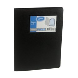 Bantex sort A5 Demomappe med 20 lommer og etiketlomme