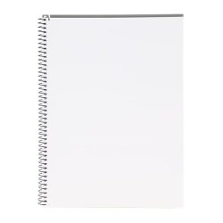 Bantex kollegieblok - A4 ulinieret - Blanke sider uden huller - 70 arks blok med spiralryg
