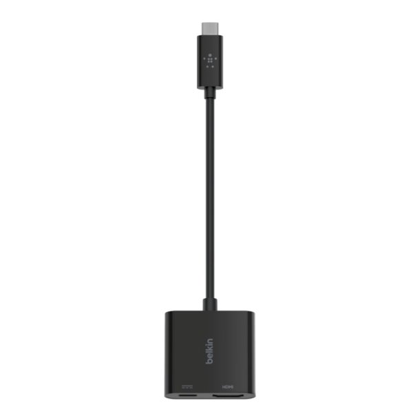 Belkin USB-C kabel - USB 3.2 Gen 1 (3.1 Gen 1) Type-C - 60 W - HDMI - Type-C