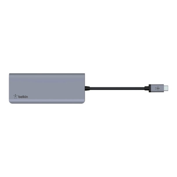 Belkin Hub - USB 3.2 Gen 1 (3.1 Gen 1) Type-C - 100W - SD - 4K Ultra HD - HDMI - Type-A - Type-C