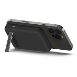 Belkin Powerbank - Boost Charge - 5000 mAh - Trdls opladning - med stand - Sort