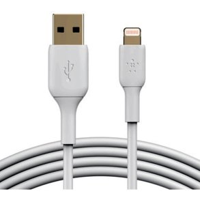 Belkin Lightning kabler - 3 m - USB A - Hanstik - Hanstik - Hvid