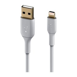 Belkin Lightning kabler - 3 m - USB A - Hanstik - Hanstik - Hvid