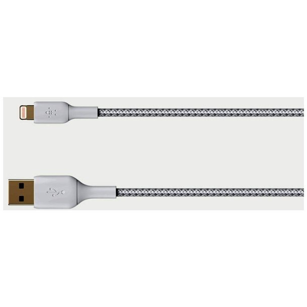 Belkin Lightning kabler - 1 m - USB A - Hanstik - Hanstik - Hvid