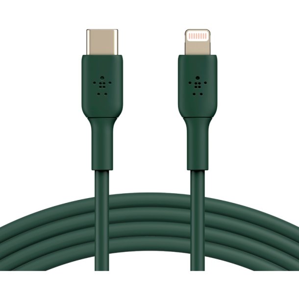 Belkin Lightning kabler - 2 m - USB C - Hanstik - Hanstik - Sort