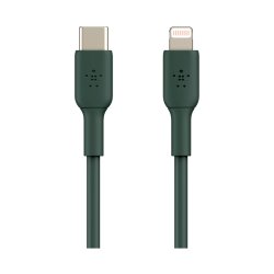 Belkin Lightning kabler - 2 m - USB C - Hanstik - Hanstik - Sort