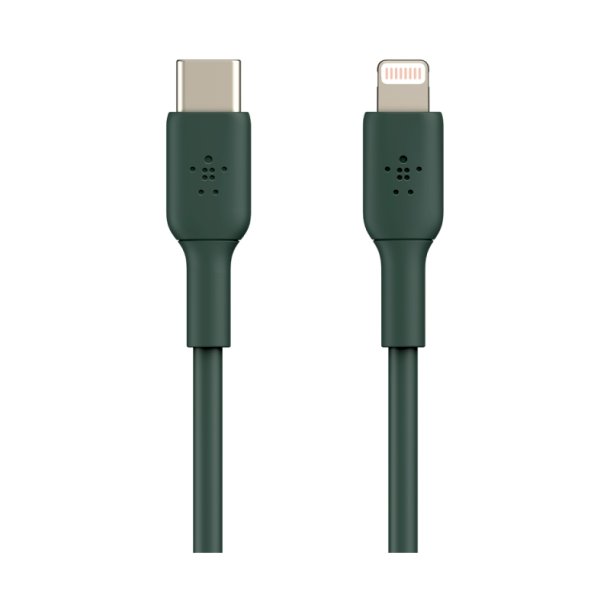 Belkin Lightning kabler - 2 m - USB C - Hanstik - Hanstik - Sort