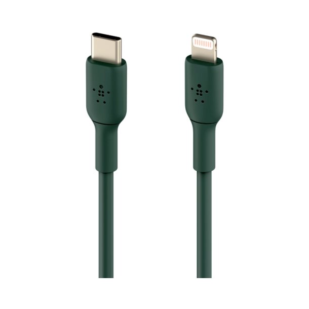 Belkin Lightning kabler - 2 m - USB C - Hanstik - Hanstik - Sort