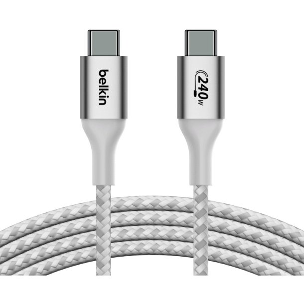 Belkin USB-C kabel - 2 m - USB C - USB C - USB 2.0 - Hvid