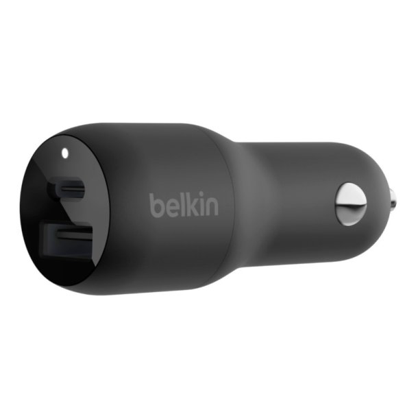 Belkin Lader til bil - Indendrs - Udendrs - Cigartnder - USB - Sort