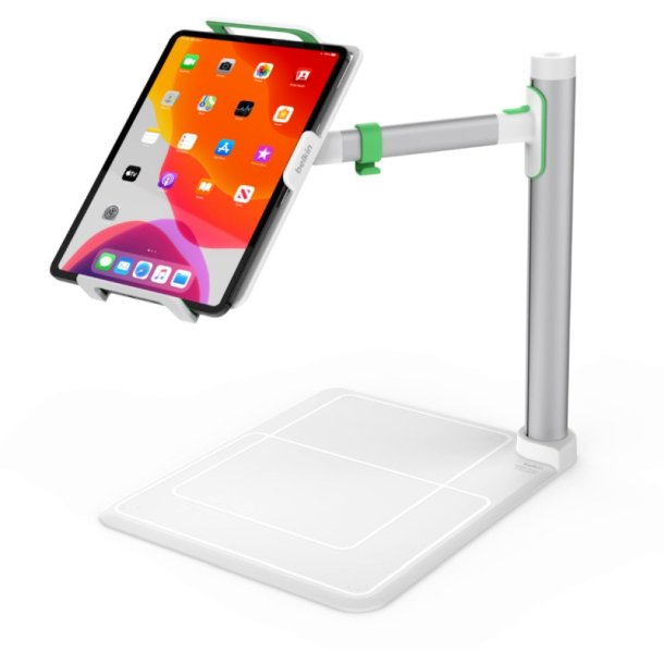 Belkin Tablet stand - Hvid - Tablet - 7" til 12.9" - 180&deg;