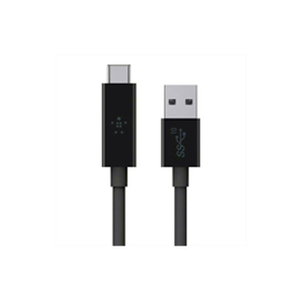 Belkin USB-C kabel - 0,9 m - USB A - USB C - USB 3.2 Gen 2 (3.1 Gen 2) - Hanstik/Hanstik