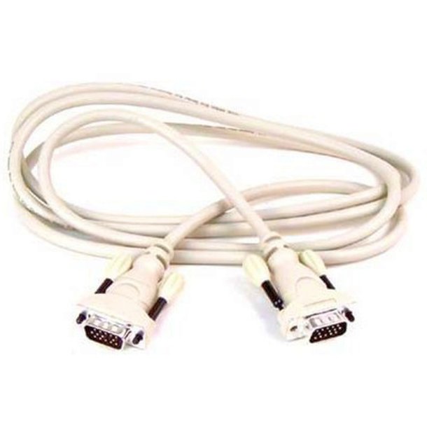 Belkin Kabel - 3 m - VGA (D-Sub) - VGA (D-Sub) - Hanstik - Hanstik - Hvid