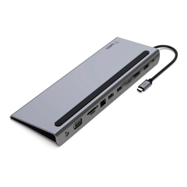 Belkin Hub - USB-C USB 3.2 Gen 1 (3.1 Gen 1) Type-C - 100 W - 3,5 mm - 1000 Mbit/s