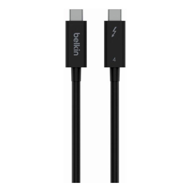 Belkin USB-C kabel - Thunderbolt 4 C-C Active - Han/Han - 2 m - Sort - 40 Gbit/sek. - 100 W