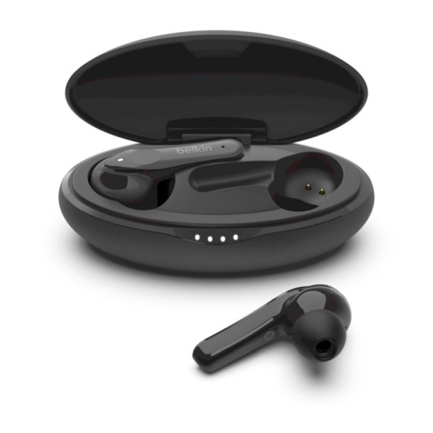 Belkin hretelefoner - SoundForm Move Plus - Trdls - Musik - Headset - Sort