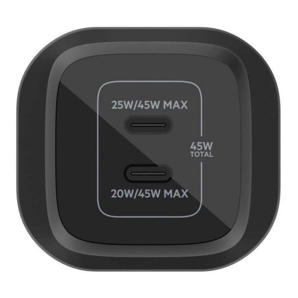 Belkin Lader - USB-C - 45W - Indendrs - Vekselstrm - Sort
