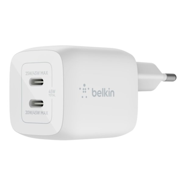 Belkin Lader - USB-C - Indendrs - Vekselstrm - Hvid