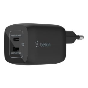 Belkin Lader - USB-C - 65W - Indend�rs - Vekselstr�m - Sort