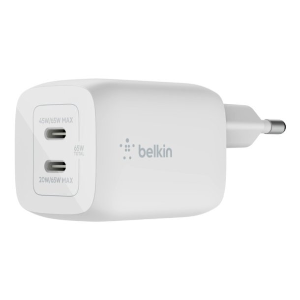 Belkin Lader - USB-C - Indendrs - Vekselstrm - Hvid