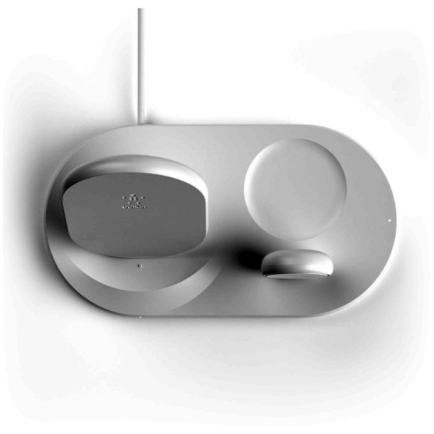 Belkin Trdlse oplader 3-i-1 - Boost Charge - Indendrs - USB - Trdls opladning - Hvid