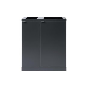 Bica 618 Sorterings affaldsspand - 1x65L + 1x95L - Antracit