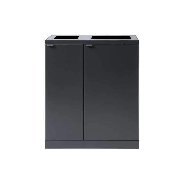 Bica 618 Sorterings affaldsspand - 1x65L + 1x95L - Antracit