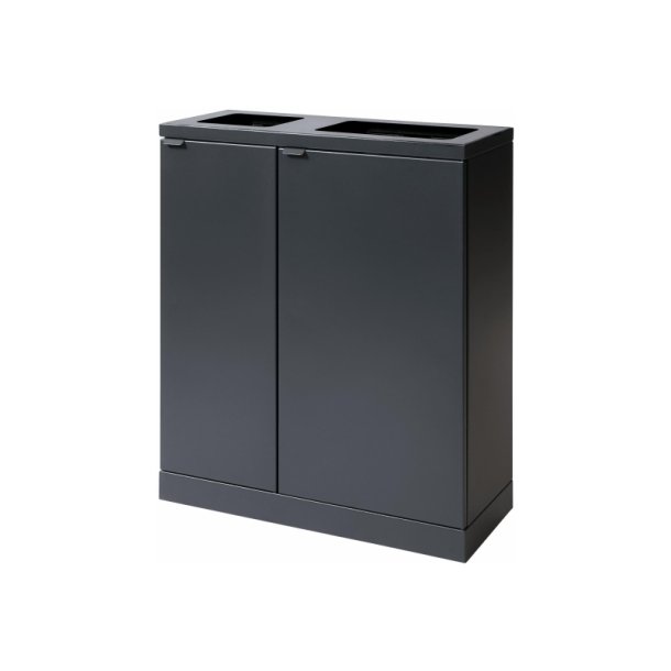 Bica 618 Sorterings affaldsspand - 1x65L + 1x95L - Antracit