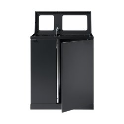 Bica 618 Sorterings affaldsspand - 1x65L + 1x95L - Antracit