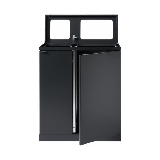 Bica 618 Sorterings affaldsspand - 1x65L + 1x95L - Antracit