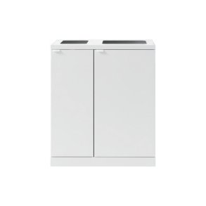 Bica 618 Sorterings affaldsspand - 1x65L + 1x95L - hvid