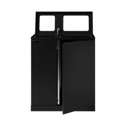 Bica 618 Sorterings affaldsspand - 1x65L + 1x95L - Sort