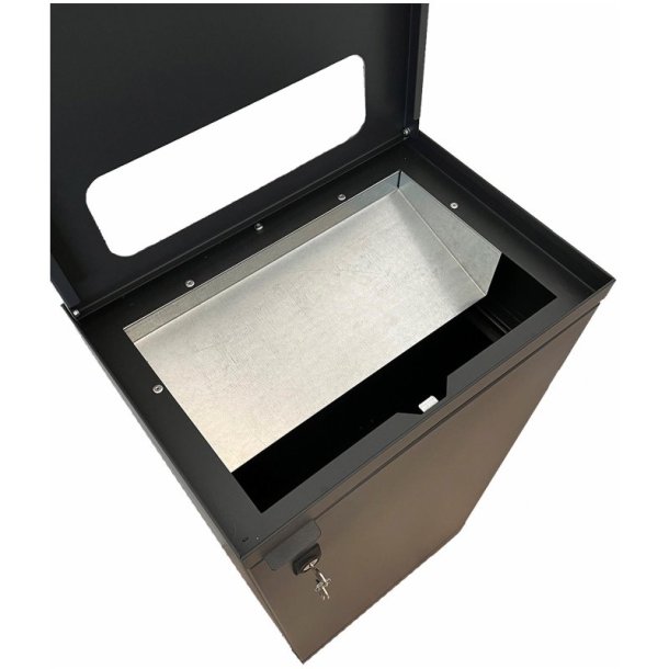 Bica 824 sorterings skraldespand - 1 x 95 Liter - Pant ls - Antracit