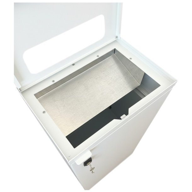 Bica 824 sorterings skraldespand - 1 x 95 Liter - Pant ls - hvid