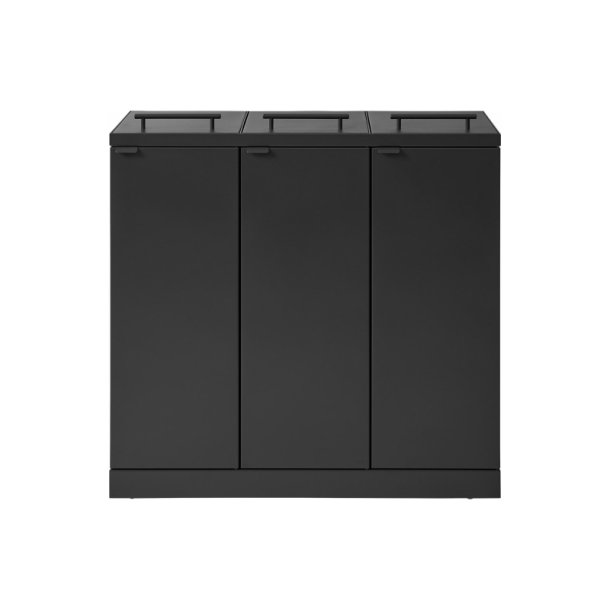 Bica 876 sorterings skraldespand - 3 x 65 liter - Antracit