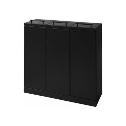 Bica 876 sorterings skraldespand - 3 x 65 liter - Sort