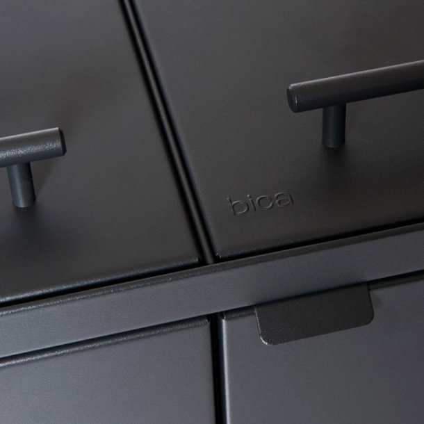 Bica 877 sorterings skraldespand - 2 x 65 Liter - Antracit