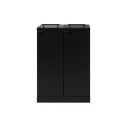 Bica 877 sorterings skraldespand - 2 x 65 Liter - sort