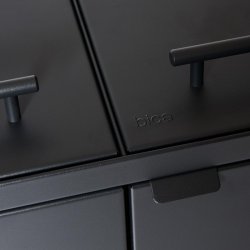 Bica 877 sorterings skraldespand - 2 x 65 Liter - sort