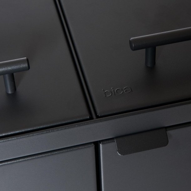 Bica 877 sorterings skraldespand - 2 x 65 Liter - sort