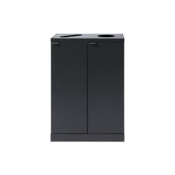 Bica 889 sorterings skraldespand - 2 x 65 Liter - antracit