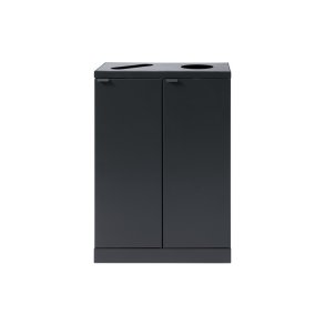 Bica 889 sorterings skraldespand - 2 x 65 Liter - antracit