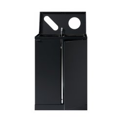 Bica 889 sorterings skraldespand - 2 x 65 Liter - antracit