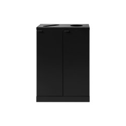 Bica 889 sorterings skraldespand - 2 x 65 Liter - sort