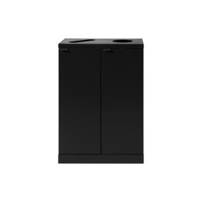 Bica 889 sorterings skraldespand - 2 x 65 Liter - sort