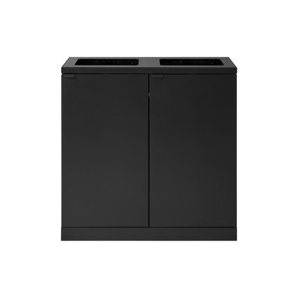 Bica 953 Sorterings skraldespand - 2 x 95 Liter - Antracit