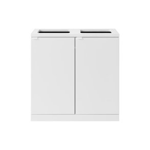 Bica 953 Sorterings skraldespand - 2 x 95 Liter - hvid