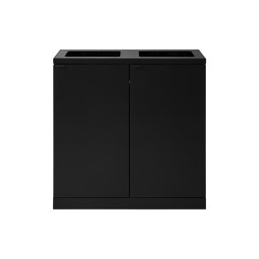 Bica 953 Sorterings skraldespand - 2 x 95 Liter - Sort